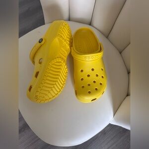 Yellow Crocs